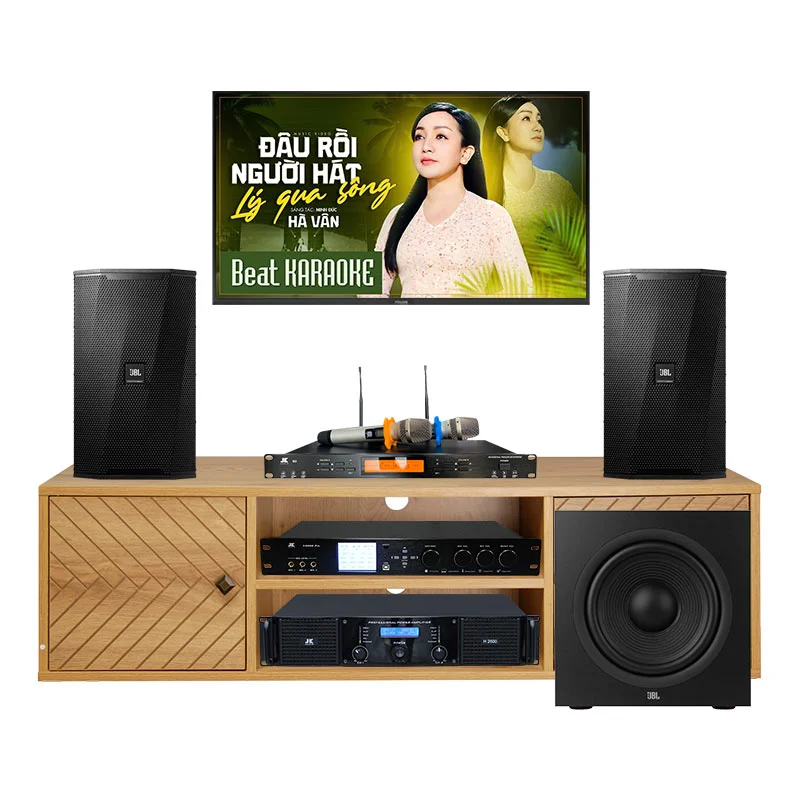 Dàn karaoke gia đình KGD247 (JBL KPS1, JKAudio X9000 Pro, H2600, B9, sub JBL Stage 220P)