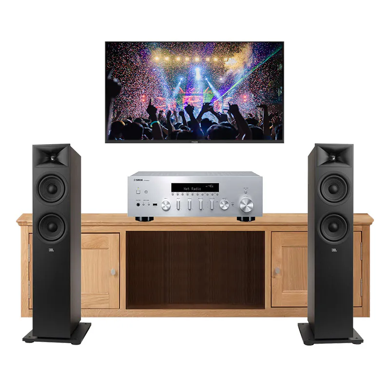 Dàn Nghe Nhạc Yamaha GT66 (Yamaha R-N600A, JBL Stage 260F)