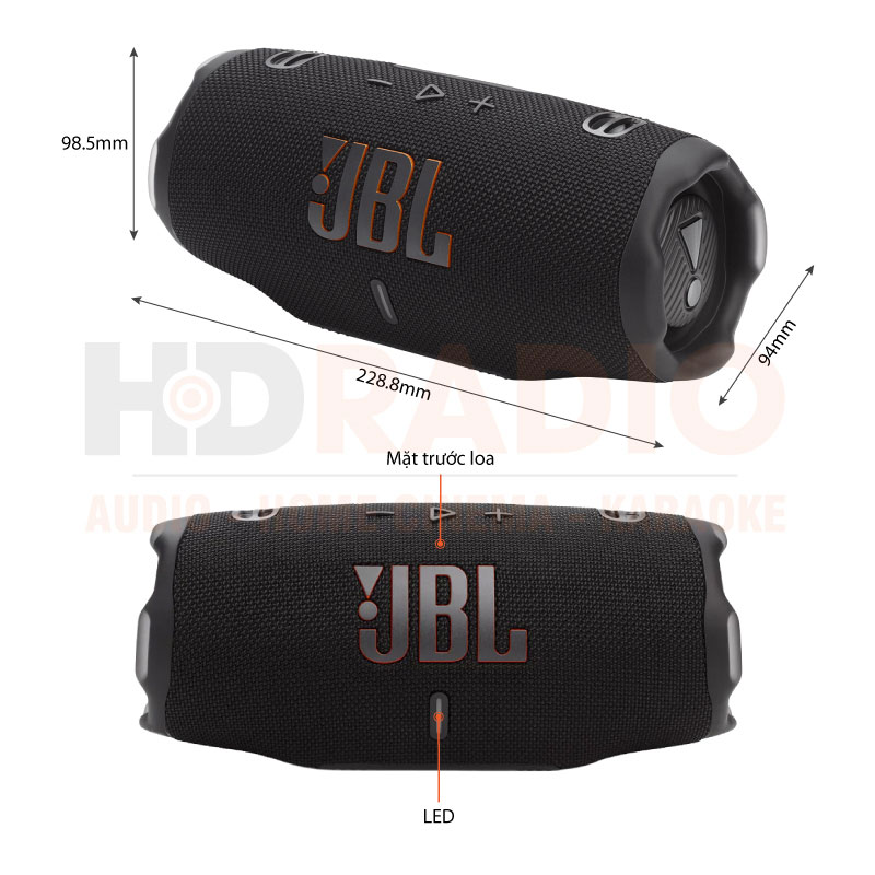 Chú thích Loa JBL Charge 6 Loa JBL Charge 6