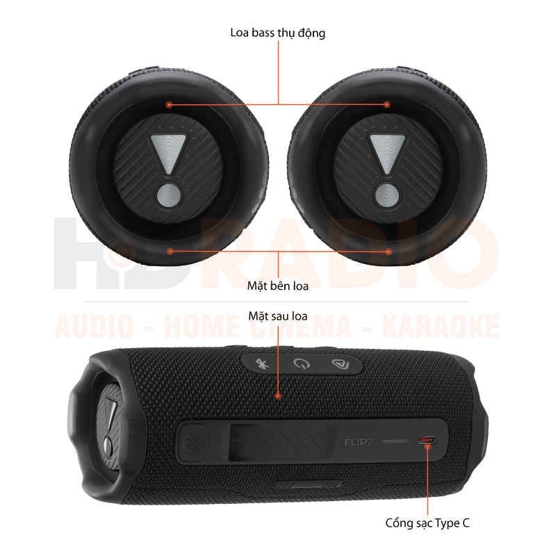 Chú thích Loa JBL Flip 7 Chú thích Loa JBL Flip 7