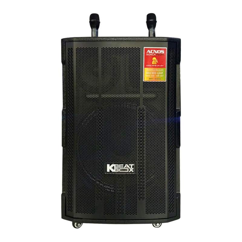 Loa Acnos CB4800Plus, Bass 40cm, Pin 3h - 5h , Công Suất 150W RMS, Bluetooth 5.0, 2 Tay Micro