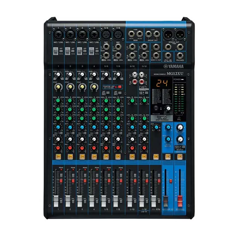 Bàn Mixer Yamaha MG12XU, 12 Kênh, Analog, Bộ xử lý hiệu ứng SPX với 24 chương trình