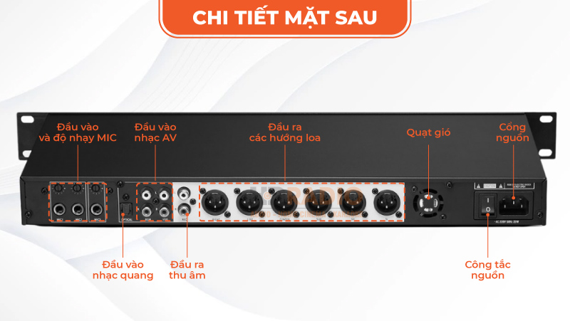 ảnh mặt sau vang số jbl kx180a Ảnh mặt sau vang số jbl kx180a