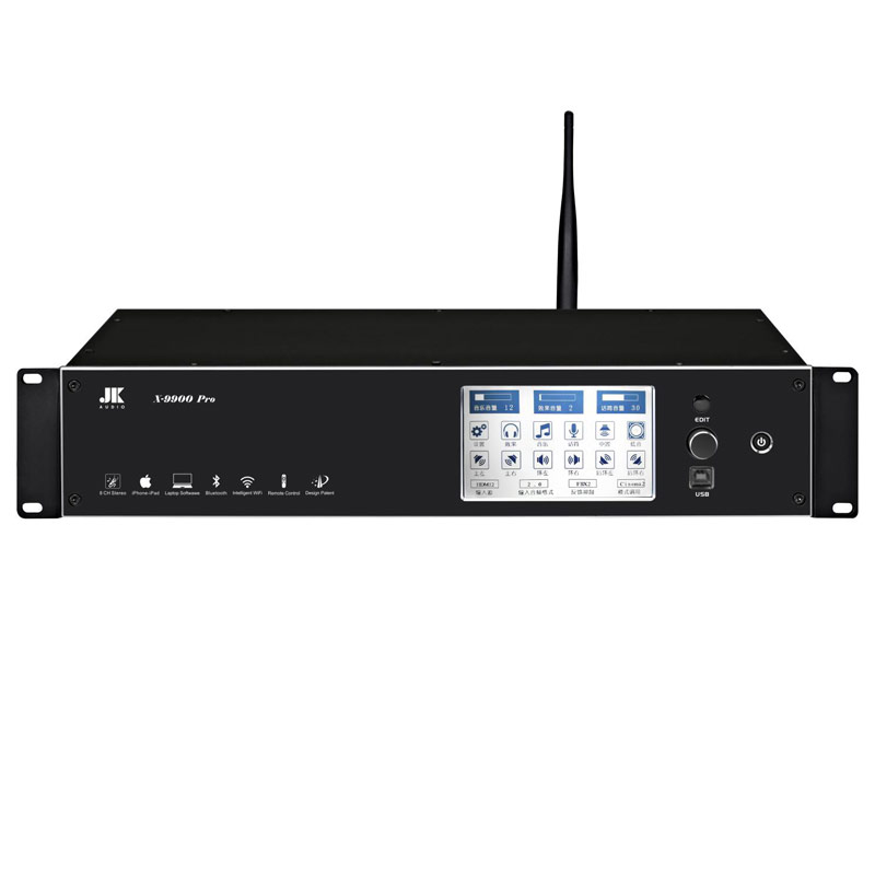 Vang số JKaudio X9900 Pro, Bluetooth, 8CH, Chống Hú, Cảm ứng, DSP