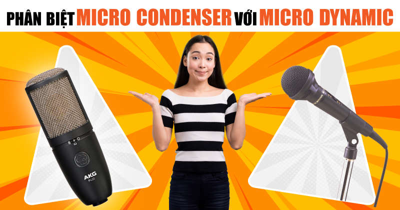 Hướng Dẫn Phân biệt Micro Condenser và Micro Dynamic? Nên chọn Micro Condenser Hay Micro Dynamic Cho Hệ Thống Dàn Âm Thanh Karaoke Gia Đình Của Bạn! Hướng Dẫn Phân biệt Micro Condenser và Micro Dynamic? Nên chọn Micro Condenser Hay Micro Dynamic Cho Hệ Thống Dàn Âm Thanh Karaoke Gia Đình Của Bạn!