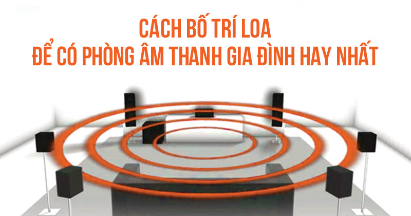 Cách bố trí loa để có phòng âm thanh gia đình hay nhất Cách bố trí loa để có phòng âm thanh gia đình hay nhất